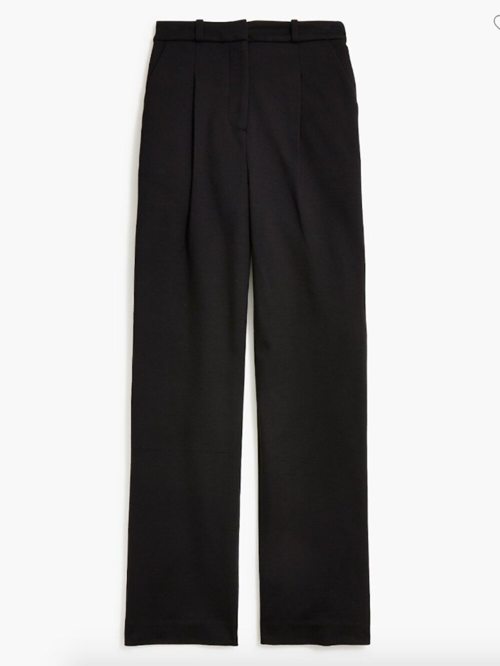 J. Crew Black Wide-Leg Ponte Pant - Size 18